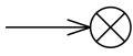 The notation for flow final node is small circle with X inside.