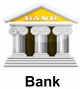 Use case actor shown as custom bank icon. Use case actor shown as custom bank icon.